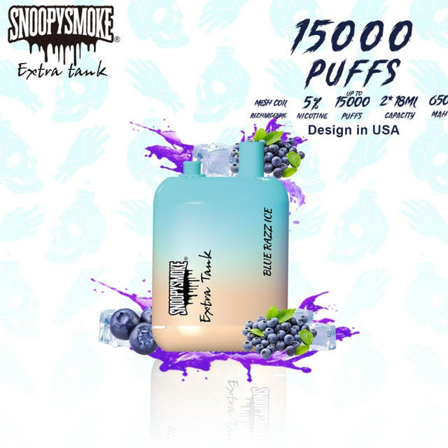 SNOOPY SMOKE 15000 PUFFS 2 X 18ML DISPOSABLE