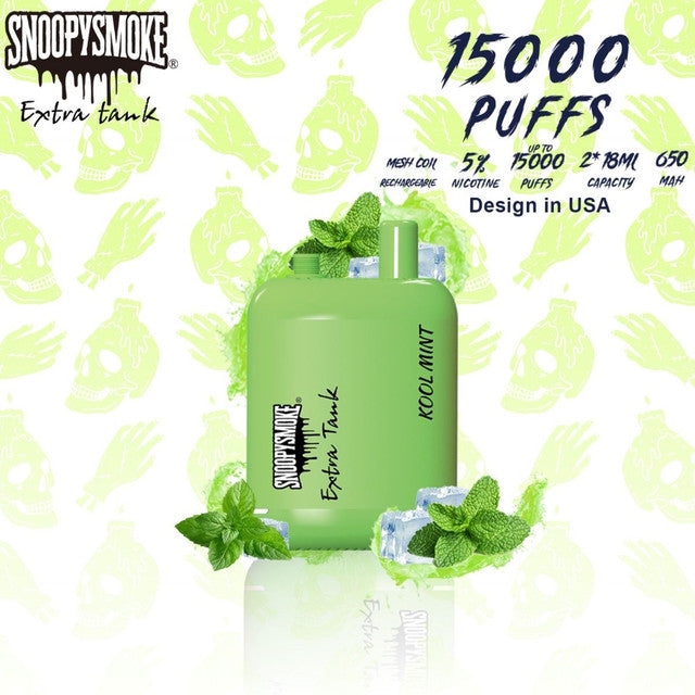 SNOOPY SMOKE 15000 PUFFS 2 X 18ML DISPOSABLE